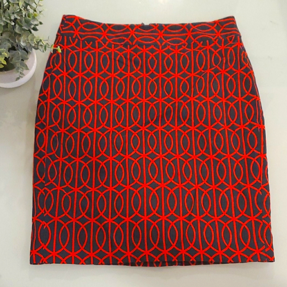 Black and Red Banana Republic Pencil skirt